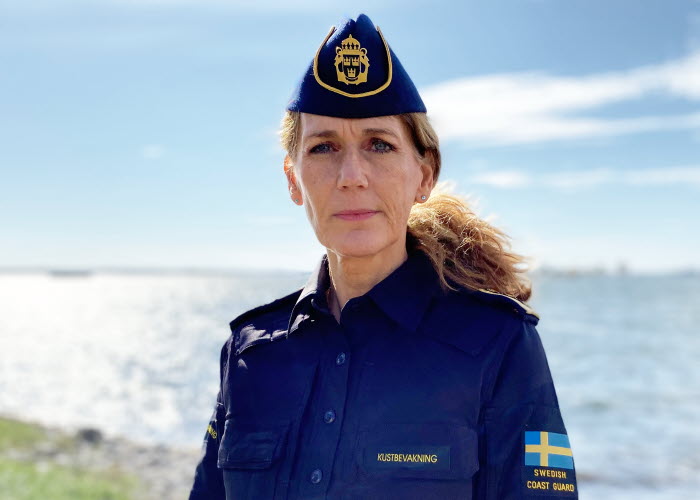 Kustbevakningens generaldirektör Lena Lindgren Schelin