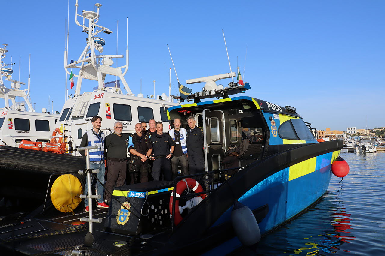 Frontexuppdrag Lampedusa vintern 2023/23