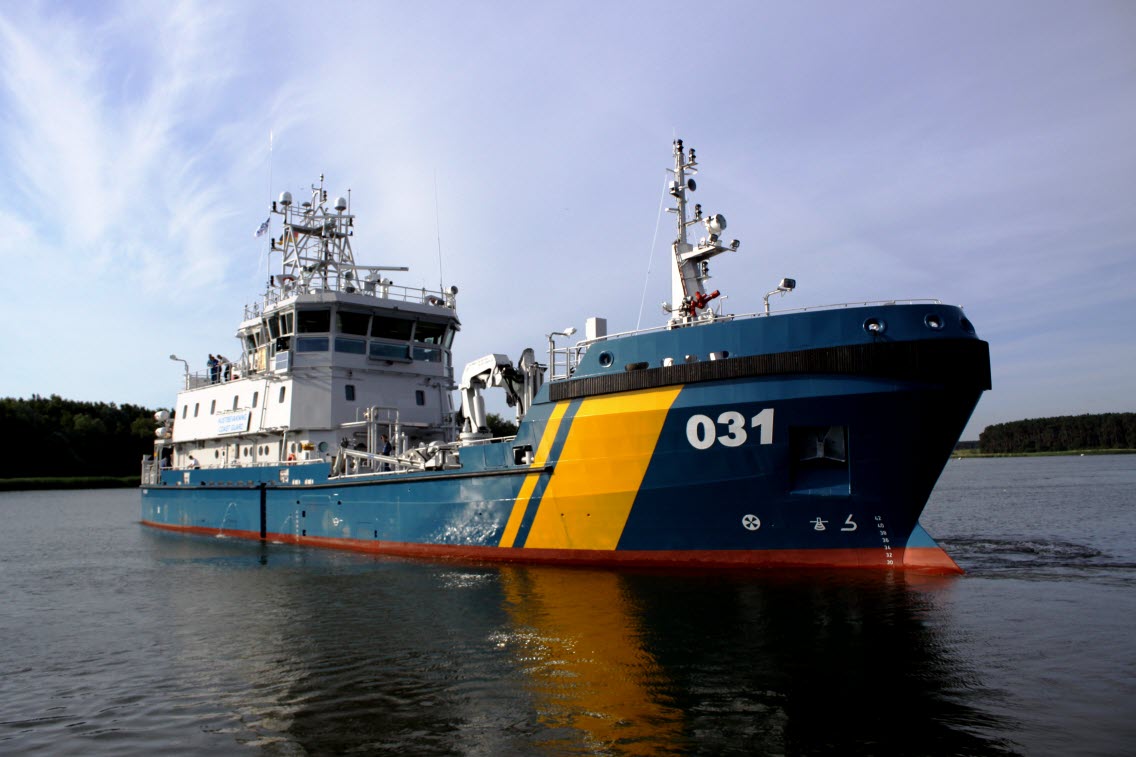 Fyra fartyg ingår i KBV 031-serien. Foto: Kustbevakningen