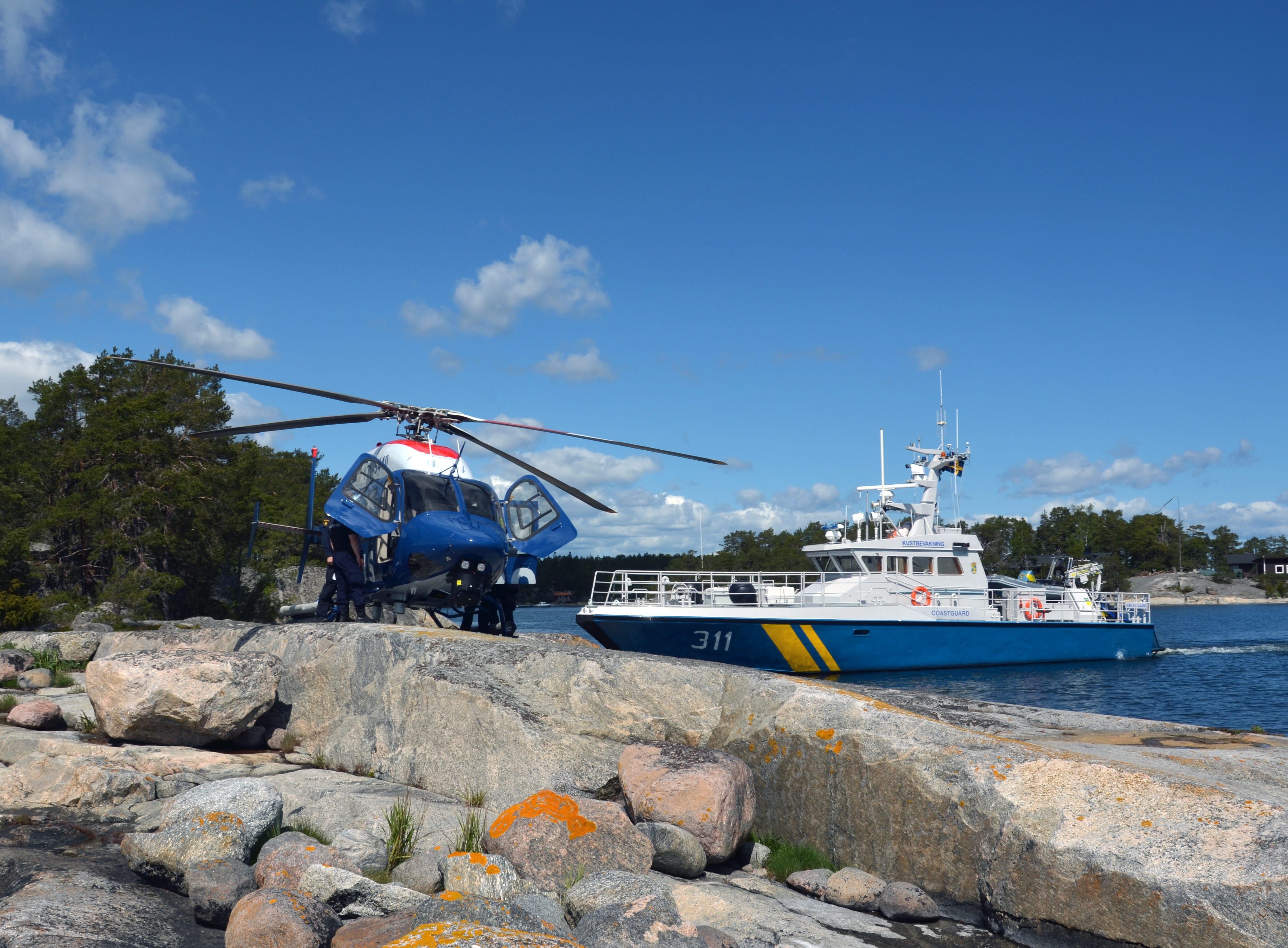 Samverkan med polisflyget